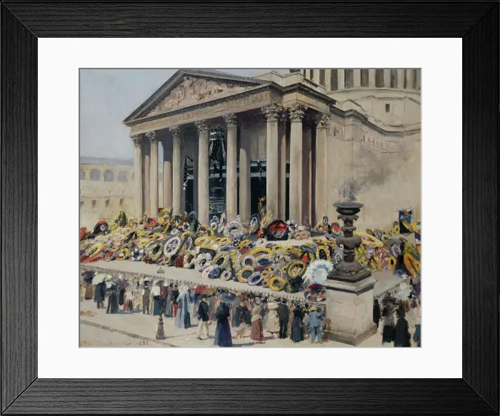 Framed Print : Funeral of Victor Hugo, May 31 and June 1, 1885, 06–1885. Creator: Jean Paul Sinibaldi Framed Print : Funeral of Victor Hugo, May 31 and June 1, 1885, 06–1885. Creator: Jean Paul Sinibaldi