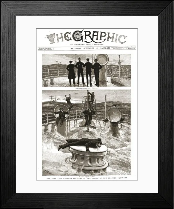 Framed Print : The Graphic, Front Cover Saturday, November 28, 1891, 1891. Creator: Unknown Framed Print : The Graphic, Front Cover Saturday, November 28, 1891, 1891. Creator: Unknown