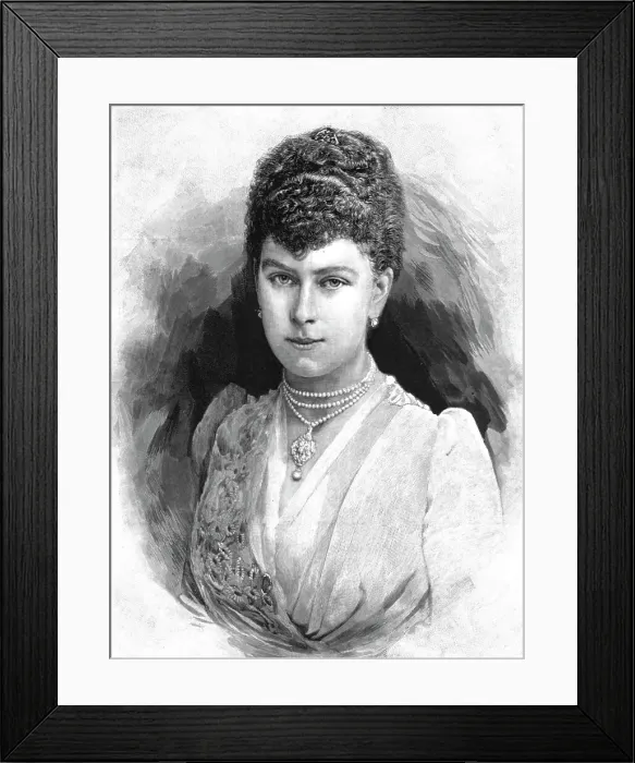 Framed Print : The Royal Betrothal - HSH Princess Victoria Mary of Teck, 1891. Creator: Unknown Framed Print : The Royal Betrothal - HSH Princess Victoria Mary of Teck, 1891. Creator: Unknown