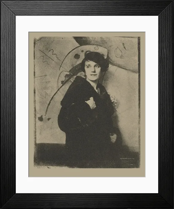 Framed Print : Nina Kandinsky, 1927. Creator: Erfurth, Hugo (1874-1948) Framed Print : Nina Kandinsky, 1927. Creator: Erfurth, Hugo (1874-1948)