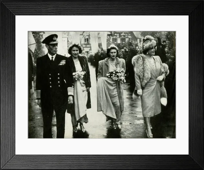 Framed Print : Royal Bridesmaids, 26 October 1946, (1947). Creator: Unknown Framed Print : Royal Bridesmaids, 26 October 1946, (1947). Creator: Unknown