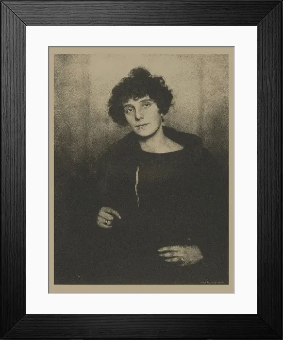Framed Print : Nina Kandinsky, 1924. Creator: Erfurth, Hugo (1874-1948) Framed Print : Nina Kandinsky, 1924. Creator: Erfurth, Hugo (1874-1948)