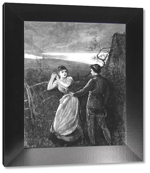 Scene from 'Tess of the D'Urbervilles', by Thomas Hardy, 1891. Creator: Hubert von Herkomer. Scene from 'Tess of the D'Urbervilles', by Thomas Hardy, 1891. Creator: Hubert von Herkomer