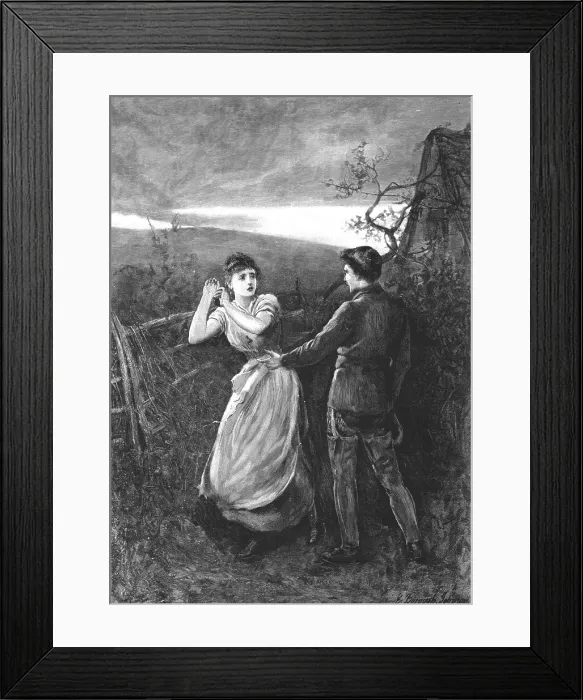Framed Print : Scene from Tess of the D'Urbervilles, by Thomas Hardy, 1891. Creator: Hubert von Herkomer. Scene from Tess of the D'Urbervilles, by Thomas Hardy, 1891. Creator: Hubert von Herkomer Framed Print : Scene from Tess of the D'Urbervilles, by Thomas Hardy, 1891. Creator: Hubert von Herkomer. Scene from Tess of the D'Urbervilles, by Thomas Hardy, 1891. Creator: Hubert von Herkomer