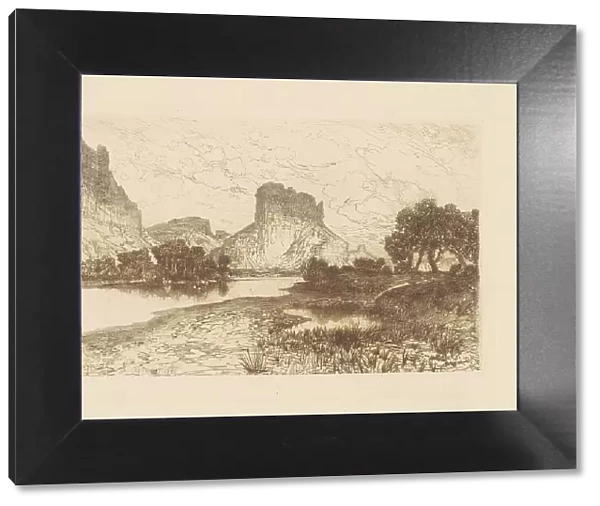 Green River, Wyoming Territory, 1886. Creator: Thomas Moran