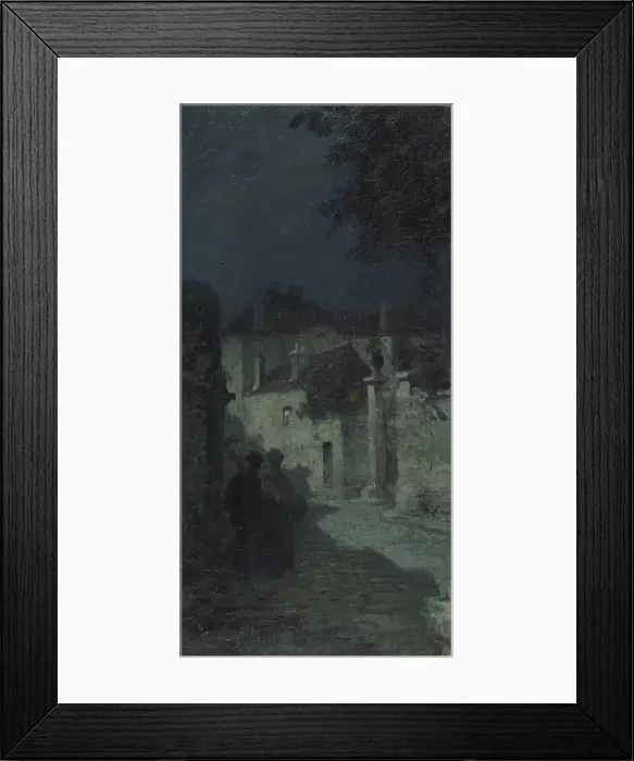 Framed Print : Sketch for the town hall of Bagneux: rue Etienne Dolet, landscape, c1907. Creator: Paul Albert Steck Framed Print : Sketch for the town hall of Bagneux: rue Etienne Dolet, landscape, c1907. Creator: Paul Albert Steck
