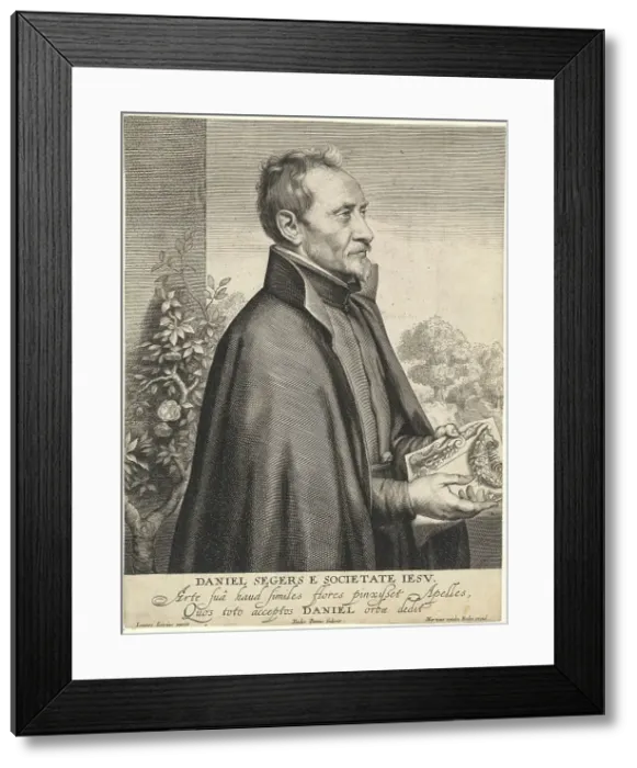 Framed Print : Daniel Segers, Jesuit Priest. Creator: Paulus Pontius Framed Print : Daniel Segers, Jesuit Priest. Creator: Paulus Pontius