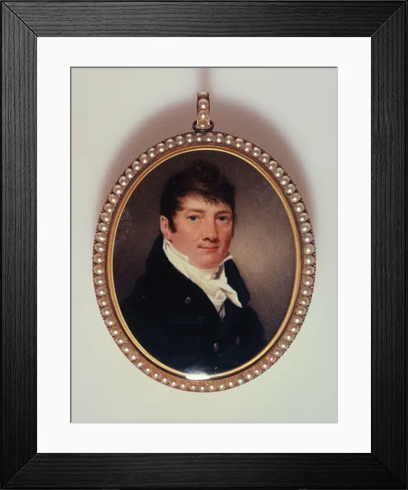 Framed Print : Portrait of a man, said to be a portrait of Sir N. Vincent, c1800. Creators: English School, Samuel John Stump Framed Print : Portrait of a man, said to be a portrait of Sir N. Vincent, c1800. Creators: English School, Samuel John Stump