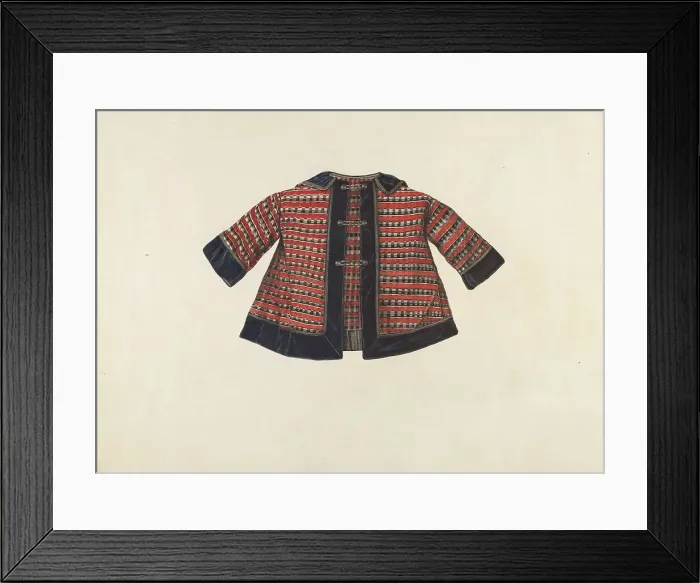 Framed Print : Child's Coat, c. 1937. Creator: Lucien Verbeke Framed Print : Child's Coat, c. 1937. Creator: Lucien Verbeke