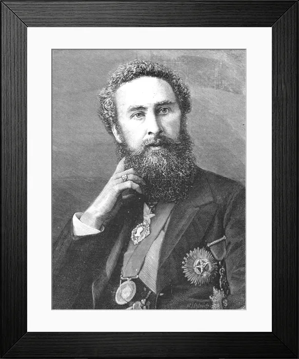 Framed Print : The Late Right Hon The Earl of Lytton, GCB 1831-1891, 1891. Creator: Unknown Framed Print : The Late Right Hon The Earl of Lytton, GCB 1831-1891, 1891. Creator: Unknown