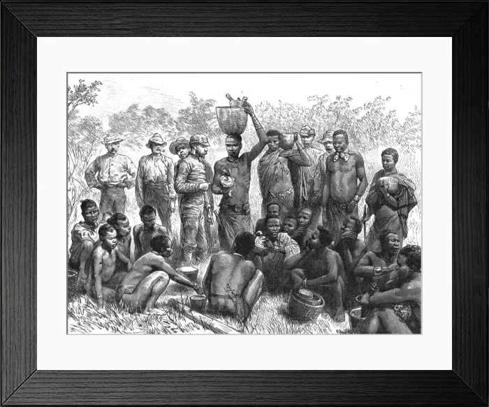 Framed Print : Sketches of the British South African Company's Expedition to Mashonaland, 1891. Creator: Unknown