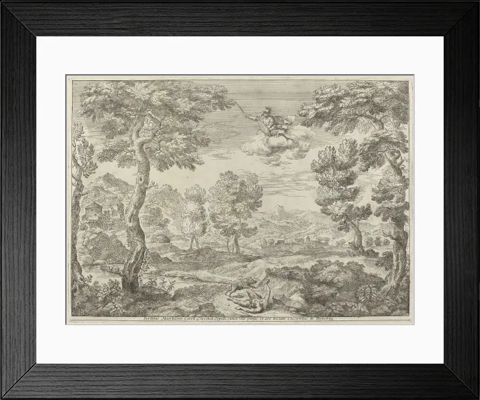 Framed Print : Mars's Revenge on Adonis, 1696. Creator: Crescenzio Onofri Framed Print : Mars's Revenge on Adonis, 1696. Creator: Crescenzio Onofri