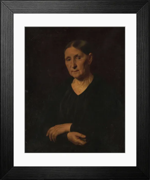 Framed Print : Portrait of a woman, arms crossed. Creator: Fedor Petrovic Cumakov Framed Print : Portrait of a woman, arms crossed. Creator: Fedor Petrovic Cumakov