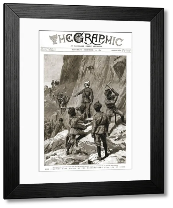 Framed Print : The Graphic, Front Cover Saturday, December 19, 1891, 1891. Creator: Unknown