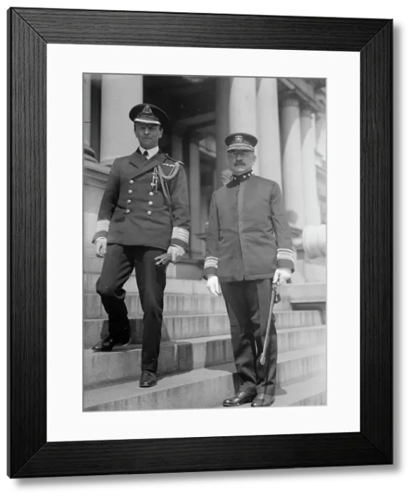 Framed Print : British Commission To U.S. - Gen. V.A. Lawford, Left, And Admiral Fletcher, U.S.N. 1917. Creator: Harris & Ewing. British Commission To U.S. - Gen. V.A. Lawford, Left, And Admiral Fletcher, U.S.N. 1917. Creator: Harris & Ewing Framed Print : British Commission To U.S. - Gen. V.A. Lawford, Left, And Admiral Fletcher, U.S.N. 1917. Creator: Harris & Ewing. British Commission To U.S. - Gen. V.A. Lawford, Left, And Admiral Fletcher, U.S.N. 1917. Creator: Harris & Ewing