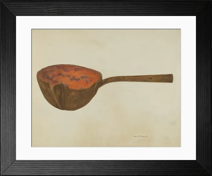 Framed Print : Copper Dipper, c. 1937. Creator: George V. Vezolles Framed Print : Copper Dipper, c. 1937. Creator: George V. Vezolles