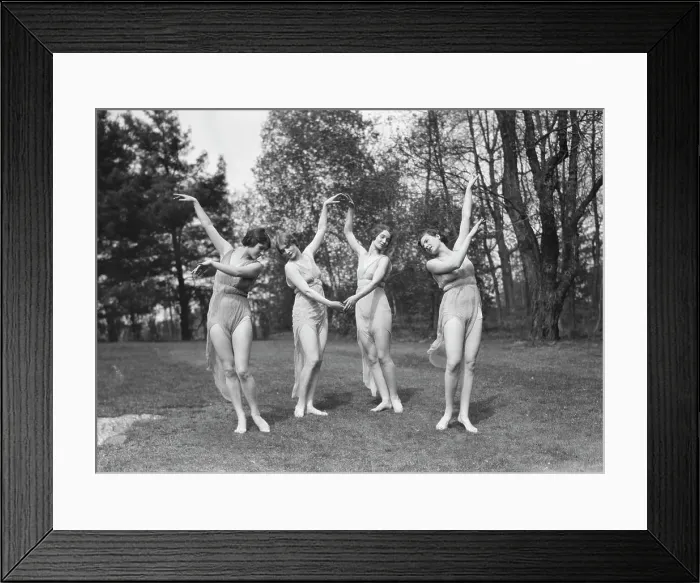 Framed Print : Elizabeth Duncan dancers and children, 1929 Creator: Arnold Genthe Framed Print : Elizabeth Duncan dancers and children, 1929 Creator: Arnold Genthe