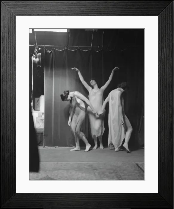 Framed Print : Elsie Dufour dancers, between 1918 and 1920. Creator: Arnold Genthe Framed Print : Elsie Dufour dancers, between 1918 and 1920. Creator: Arnold Genthe