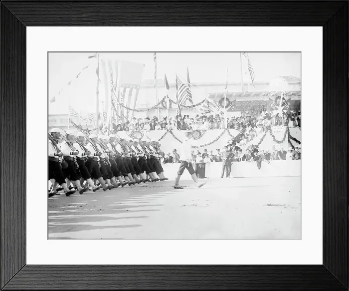 Framed Print : Columbus Memorial. Parade At Unveiling, 1912. Creator: Harris & Ewing. Columbus Memorial. Parade At Unveiling, 1912. Creator: Harris & Ewing Framed Print : Columbus Memorial. Parade At Unveiling, 1912. Creator: Harris & Ewing. Columbus Memorial. Parade At Unveiling, 1912. Creator: Harris & Ewing