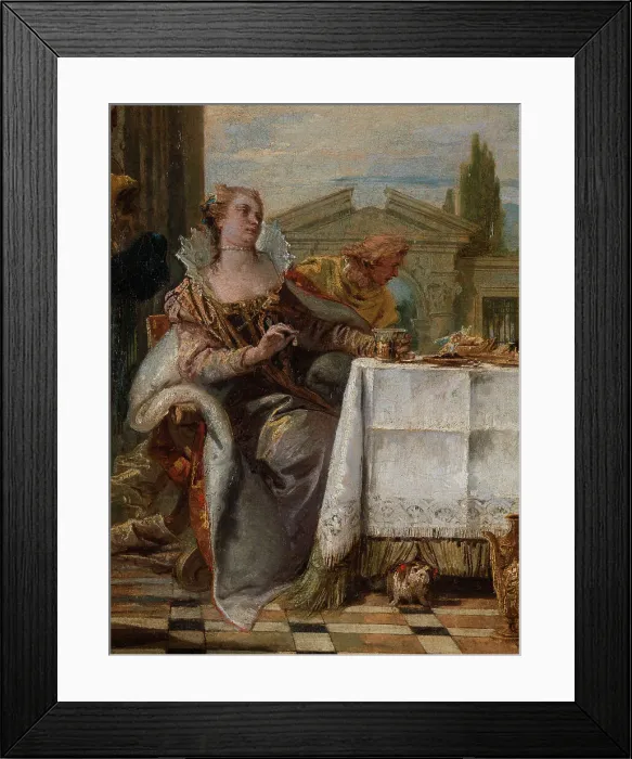 Framed Print : Cleopatra's Banquet, between 1742 and 1743. Creator: Giovanni Battista Tiepolo Framed Print : Cleopatra's Banquet, between 1742 and 1743. Creator: Giovanni Battista Tiepolo