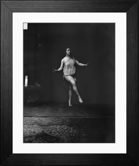 Framed Print : Florence Noyes dancers, between 1915 and 1918. Creator: Arnold Genthe