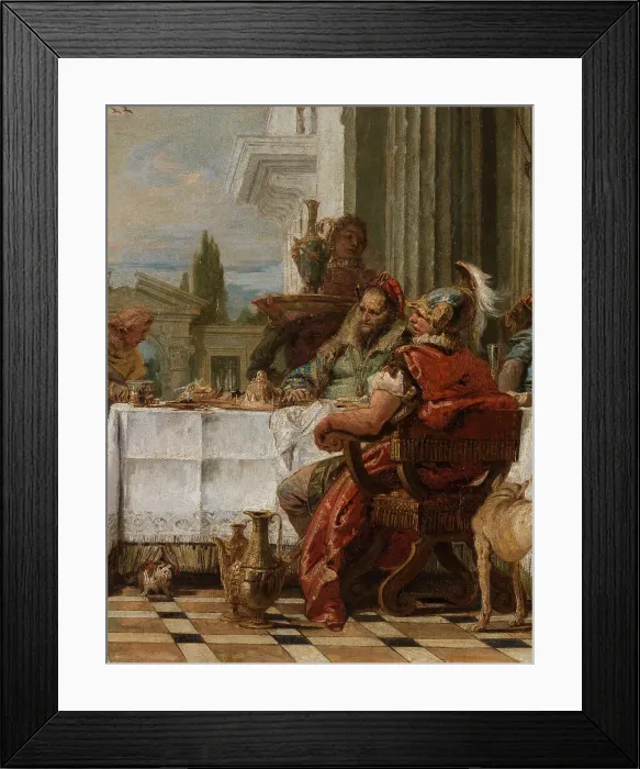 Framed Print : Cleopatra's Banquet, between 1742 and 1743. Creator: Giovanni Battista Tiepolo Framed Print : Cleopatra's Banquet, between 1742 and 1743. Creator: Giovanni Battista Tiepolo