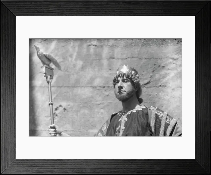 Framed Print : Theatrical production with Margaret Anglin and others, between 1910 and 1925. Creator: Arnold Genthe Framed Print : Theatrical production with Margaret Anglin and others, between 1910 and 1925. Creator: Arnold Genthe