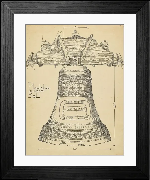 Framed Print : Fontainbleau Plantation Bell, c. 1936. Creator: Thomas Byrne Framed Print : Fontainbleau Plantation Bell, c. 1936. Creator: Thomas Byrne