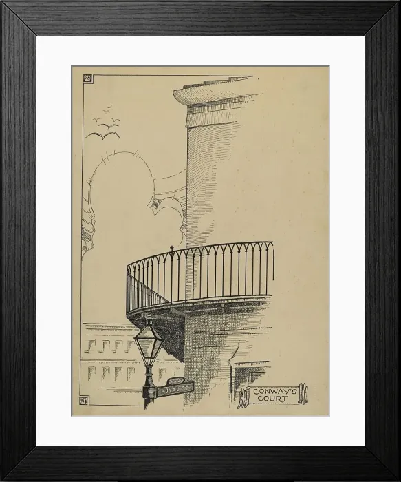 Framed Print : Wrought Iron Railing, c. 1936. Creator: Thomas Byrne Framed Print : Wrought Iron Railing, c. 1936. Creator: Thomas Byrne