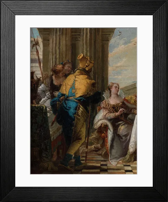 Framed Print : Cleopatra's Banquet, between 1742 and 1743. Creator: Giovanni Battista Tiepolo Framed Print : Cleopatra's Banquet, between 1742 and 1743. Creator: Giovanni Battista Tiepolo