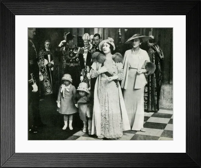 Framed Print : Silver Jubilee of George V and Queen Mary, 6 May 1935, (1947). Creator: Unknown Framed Print : Silver Jubilee of George V and Queen Mary, 6 May 1935, (1947). Creator: Unknown