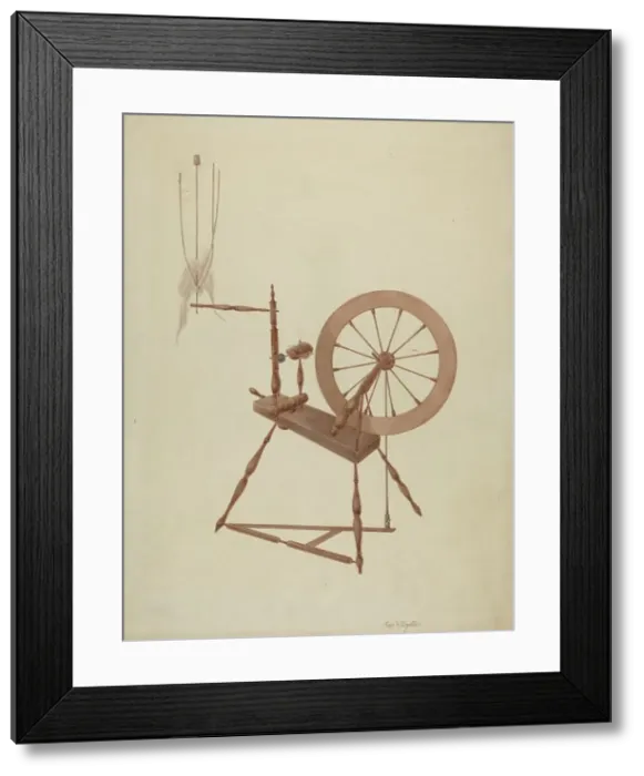Framed Print : Candle Holder, 1935 / 1942. Creator: George V. Vezolles Framed Print : Candle Holder, 1935 / 1942. Creator: George V. Vezolles