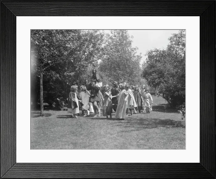 Framed Print : Theatrical performance at Dongan Hall, 1921 May 27. Creator: Arnold Genthe Framed Print : Theatrical performance at Dongan Hall, 1921 May 27. Creator: Arnold Genthe