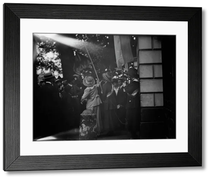 Framed Print : Woman Suffrage - Riots, 1917. Creator: Harris & Ewing. Woman Suffrage - Riots, 1917. Creator: Harris & Ewing Framed Print : Woman Suffrage - Riots, 1917. Creator: Harris & Ewing. Woman Suffrage - Riots, 1917. Creator: Harris & Ewing