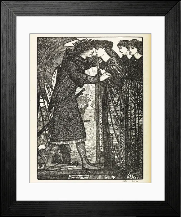 Framed Print : King Sigurd I the Crusader, 1862. Creator: Burne-Jones, Sir Edward Coley (1833-1898) Framed Print : King Sigurd I the Crusader, 1862. Creator: Burne-Jones, Sir Edward Coley (1833-1898)