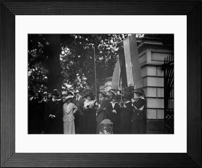 Framed Print : Woman Suffrage - Riots, 1917. Creator: Harris & Ewing. Woman Suffrage - Riots, 1917. Creator: Harris & Ewing Framed Print : Woman Suffrage - Riots, 1917. Creator: Harris & Ewing. Woman Suffrage - Riots, 1917. Creator: Harris & Ewing