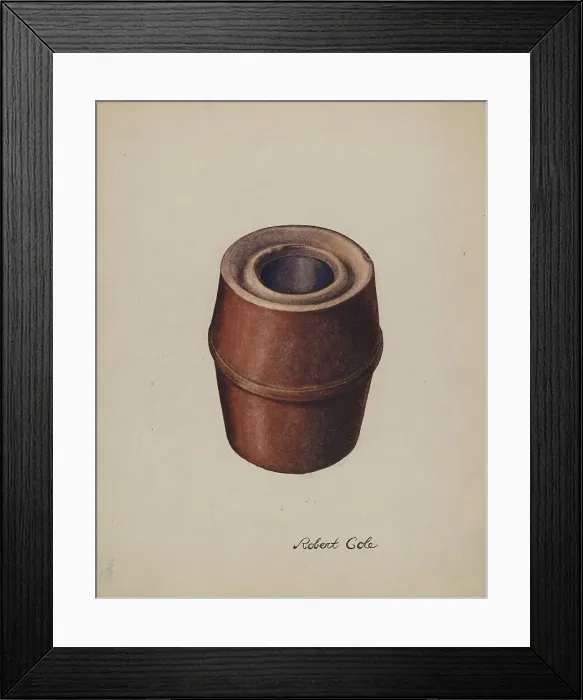 Framed Print : (Large) Fruit Jar, c. 1940. Creator: Robert Cole Framed Print : (Large) Fruit Jar, c. 1940. Creator: Robert Cole