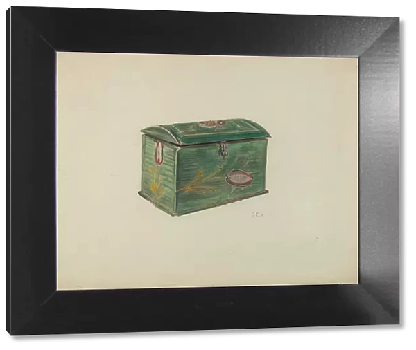 Painted Box, c. 1953. Creator: Douglas Cox