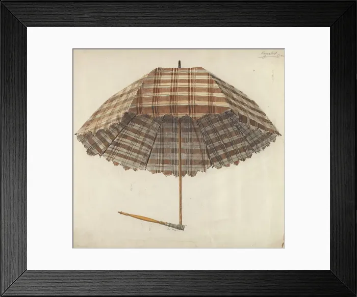 Framed Print : Parasol, c. 1938. Creator: Douglas Cox Framed Print : Parasol, c. 1938. Creator: Douglas Cox