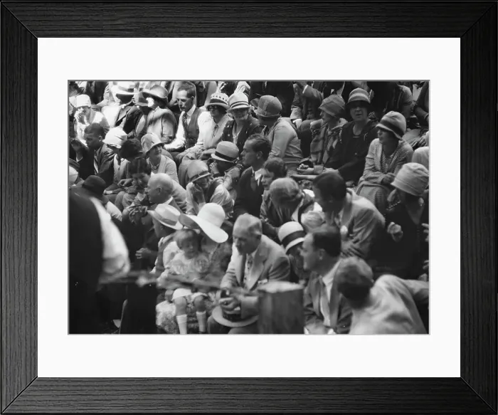 Framed Print : Moore, George Gordon, barbecue, 1927 Aug. Creator: Arnold Genthe Framed Print : Moore, George Gordon, barbecue, 1927 Aug. Creator: Arnold Genthe