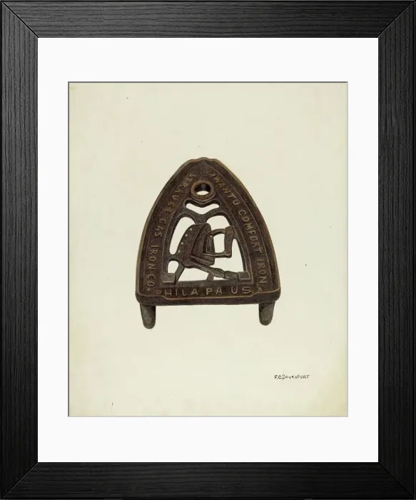 Framed Print : Trivet, c. 1941. Creator: F.C. Davenport Framed Print : Trivet, c. 1941. Creator: F.C. Davenport