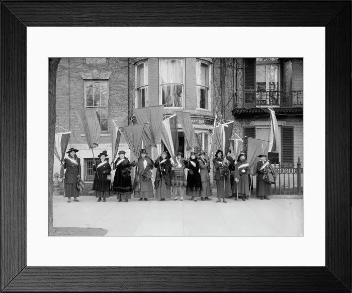 Framed Print : Woman Suffrage, 1917. Creator: Harris & Ewing. Woman Suffrage, 1917. Creator: Harris & Ewing Framed Print : Woman Suffrage, 1917. Creator: Harris & Ewing. Woman Suffrage, 1917. Creator: Harris & Ewing