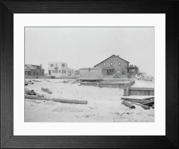 Framed Print : New York City views, Long Beach, 1927 Creator: Arnold Genthe Framed Print : New York City views, Long Beach, 1927 Creator: Arnold Genthe