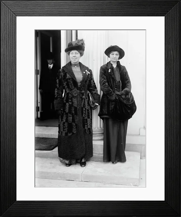 Framed Print : Woman Suffrage - Rose Winslow And Maggie Hinchey, 1914. Creator: Harris & Ewing. Woman Suffrage - Rose Winslow And Maggie Hinchey, 1914. Creator: Harris & Ewing Framed Print : Woman Suffrage - Rose Winslow And Maggie Hinchey, 1914. Creator: Harris & Ewing. Woman Suffrage - Rose Winslow And Maggie Hinchey, 1914. Creator: Harris & Ewing