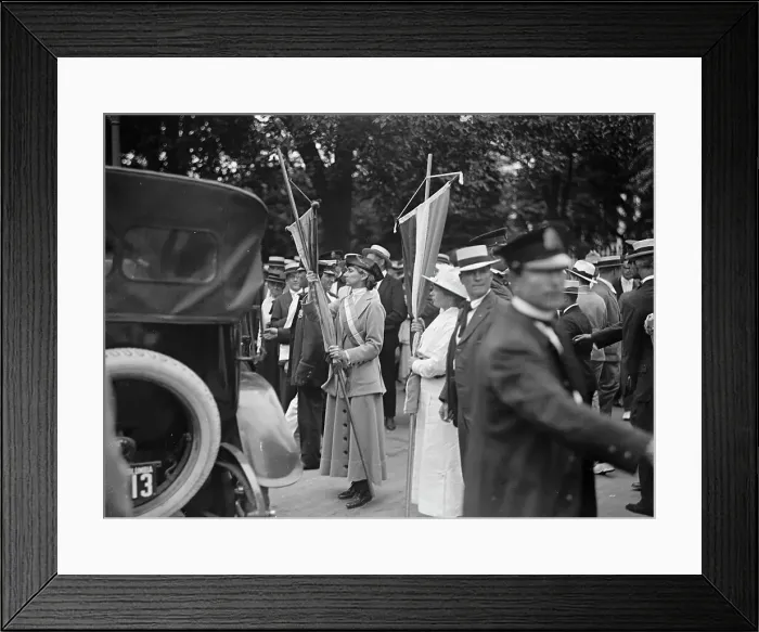 Framed Print : Woman Suffrage, 1917. Creator: Harris & Ewing. Woman Suffrage, 1917. Creator: Harris & Ewing Framed Print : Woman Suffrage, 1917. Creator: Harris & Ewing. Woman Suffrage, 1917. Creator: Harris & Ewing