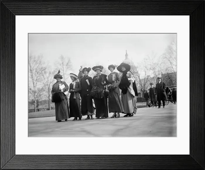 Framed Print : Woman Suffrage - Groups, 1913. Creator: Harris & Ewing. Woman Suffrage - Groups, 1913. Creator: Harris & Ewing Framed Print : Woman Suffrage - Groups, 1913. Creator: Harris & Ewing. Woman Suffrage - Groups, 1913. Creator: Harris & Ewing