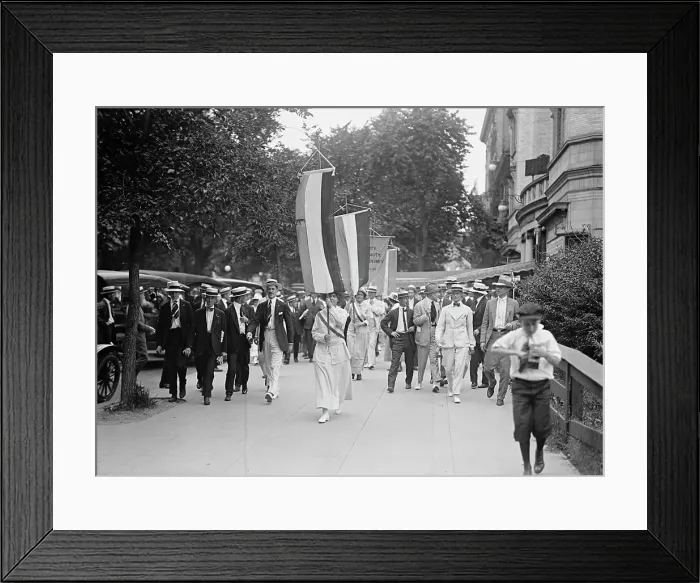 Framed Print : Woman Suffrage, 1917. Creator: Harris & Ewing. Woman Suffrage, 1917. Creator: Harris & Ewing Framed Print : Woman Suffrage, 1917. Creator: Harris & Ewing. Woman Suffrage, 1917. Creator: Harris & Ewing