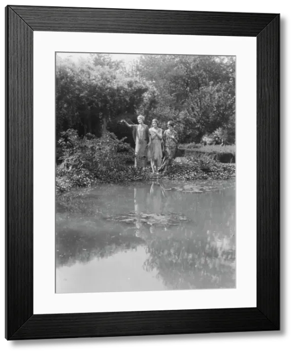 Framed Print : People wearing masks made by W.T. Benda, 1925 Sept. 20. Creator: Arnold Genthe Framed Print : People wearing masks made by W.T. Benda, 1925 Sept. 20. Creator: Arnold Genthe