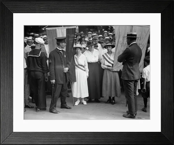 Framed Print : Woman Suffrage, 1917. Creator: Harris & Ewing. Woman Suffrage, 1917. Creator: Harris & Ewing Framed Print : Woman Suffrage, 1917. Creator: Harris & Ewing. Woman Suffrage, 1917. Creator: Harris & Ewing