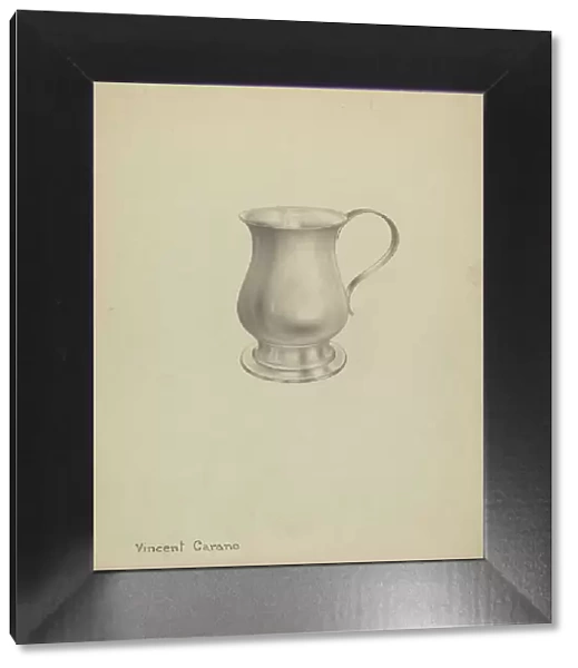 Silver Mug, c. 1937. Creator: Vincent Carano